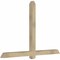 Ekena Millwork Eugene Rough Sawn Timber Gable Bracket, Douglas Fir, 72"W x 48"H x 4"D x 4"F, 16/12 Pitch GBW072X48X0404EUG00RDF - alternate 2